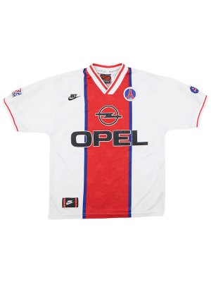 Paris saint-germain maillot de football rétro extérieur pour adulte tenue de sport vintage pour homme 1995-1996